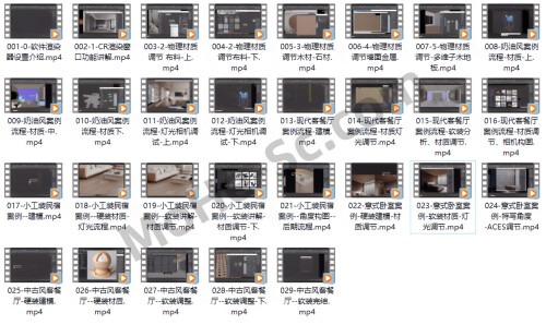 2024年 一条青鱼 3DsMax & Corona 9.1实战效果图案例教程 已完结 0