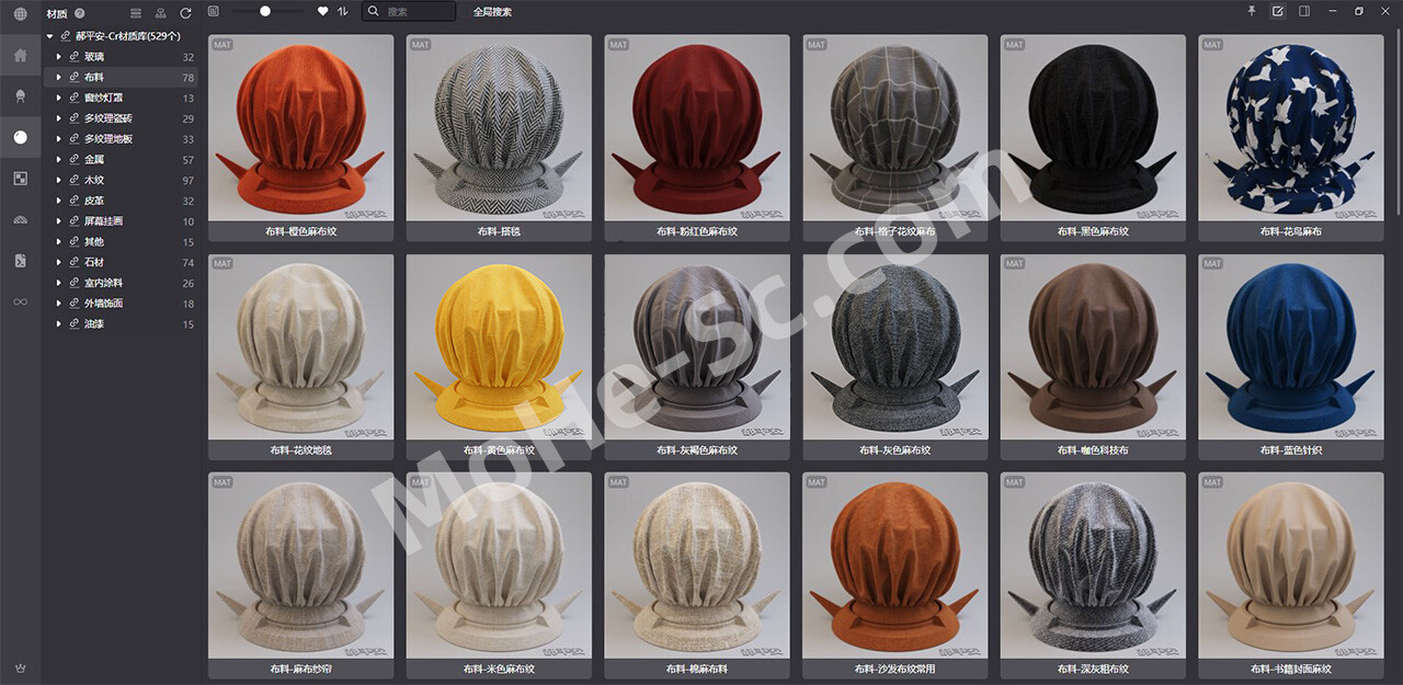 图片[5]-2025最新529套Corona Render 超写实物理材质库 室内装修设计精品CR材质库 BM格式