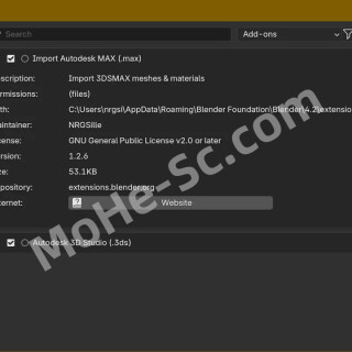 Blender3DS-MAX-Import-Autodesk-MAX-V1.6.3-For-Blender-4.2--0