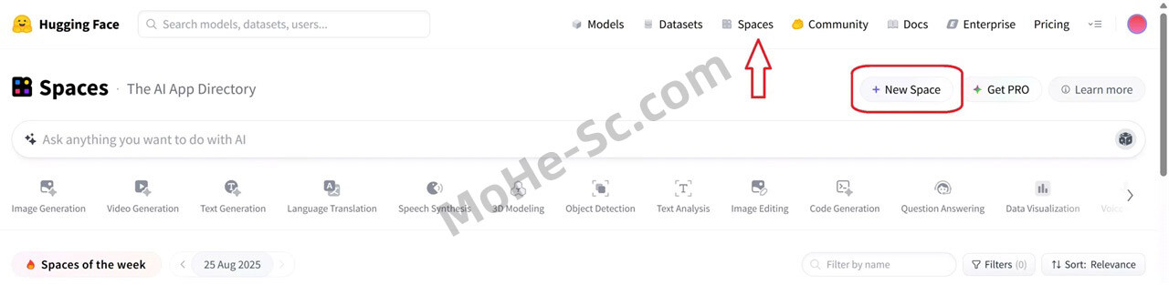 图片[3]-HuggingFace Spaces 免费白嫖云服务器，16G内存、双核CPU、50G硬盘空间 ！跑AI项目、部署实用工具，多种用法，还能SSH远程管理？