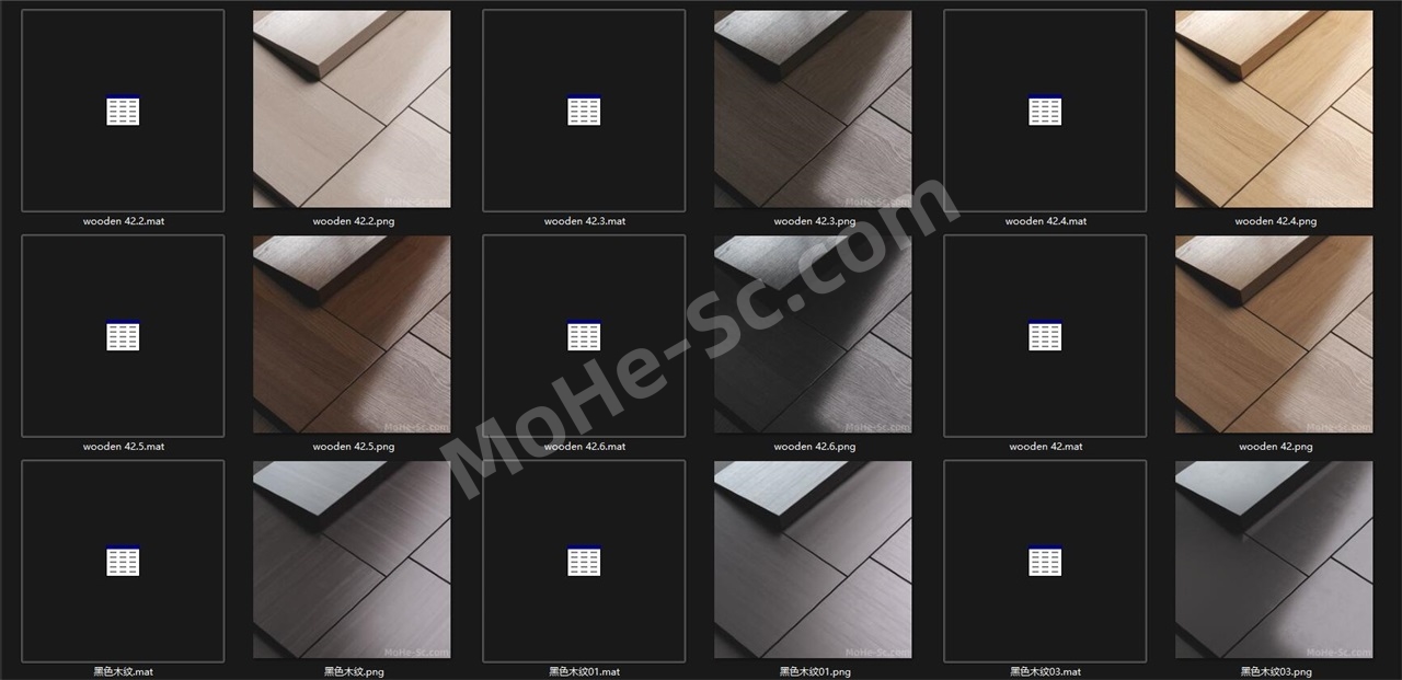 图片[2]-90套+Corona Renderer超写实高清照片级木纹材质贴图