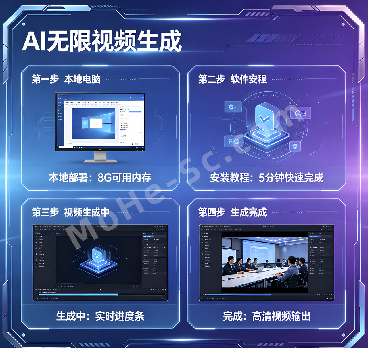 图片[2]-AI无限视频生成本地部署教程！支持文生视频、图生视频、多参考控制，解压即用，8G显存也能跑，告别云端限制实现本地无限创作！